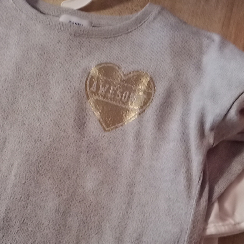 Varsity Style Long Sleeve Shirt 'Awesome'